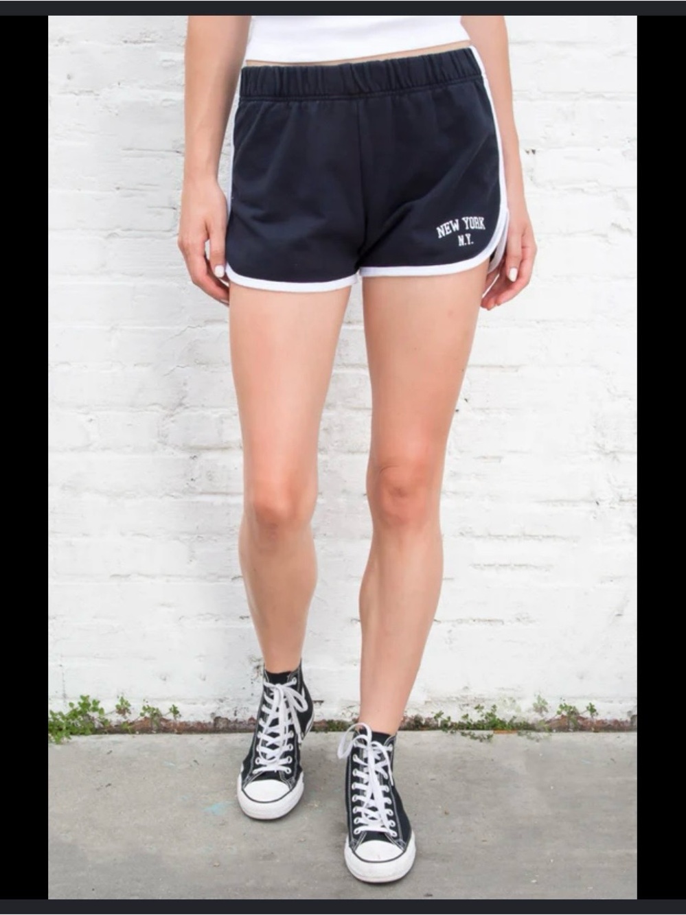 Brandy Melville sweatshort dark green
